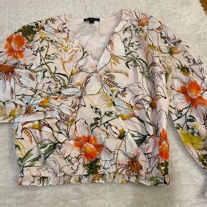 INC International Concepts Wrap Blouse